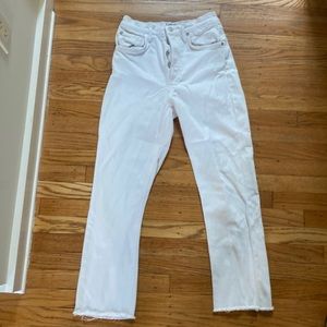 AGOLDE Riley white jeans size 27